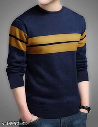 Trndy Trond Regular Fit Full Sleeve Cotton -Blend  Men's T-shirt - L