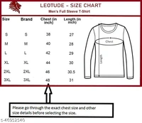 Trndy Trond Regular Fit Full Sleeve Cotton -Blend  Men's T-shirt - L