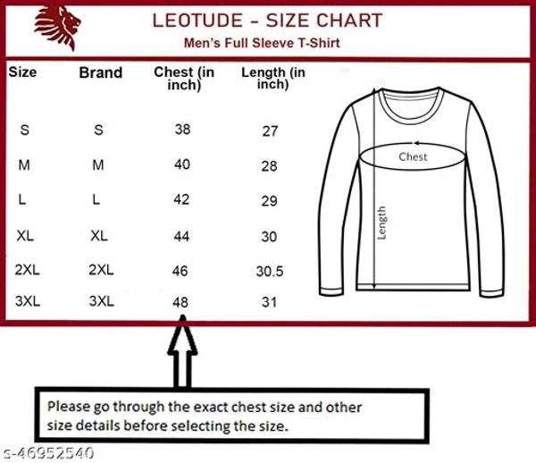 Trndy Trond Regular Fit Full Sleeve Cotton -Blend  Men's T-shirt - L