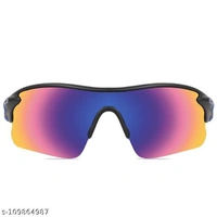 Cereto White and Red Sports Sunglass For Cricket , Cycling, Racing , Golf, Riding Sunglass  - Free Size