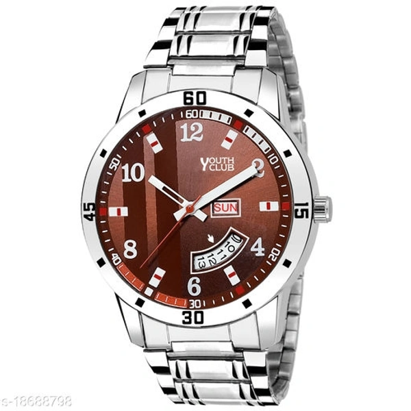 Youth Club Avtar Day and Date Analog Watch  - For Men - Free Size