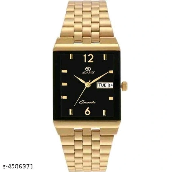 Attractive Men Black Metal Analog Watch - Free Size