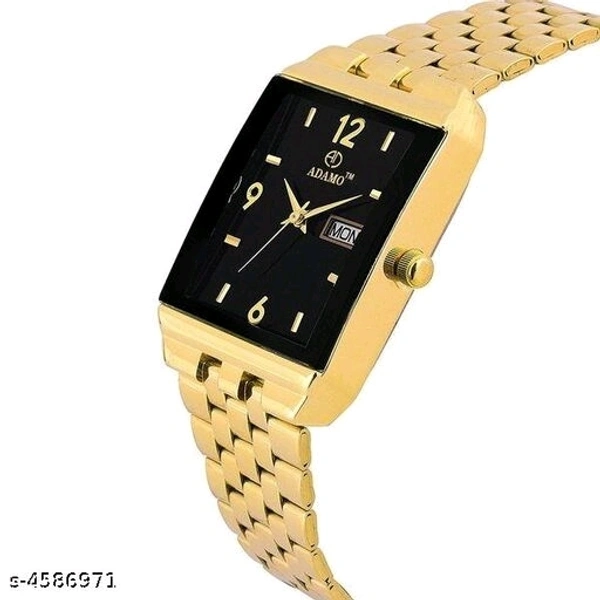 Attractive Men Black Metal Analog Watch - Free Size