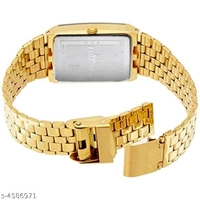 Attractive Men Black Metal Analog Watch - Free Size