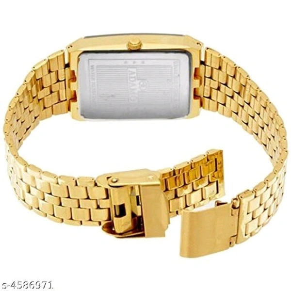 Attractive Men Black Metal Analog Watch - Free Size