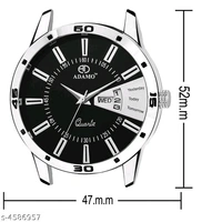 Attractive Men Silver Metal Analog Watch  - Free Size