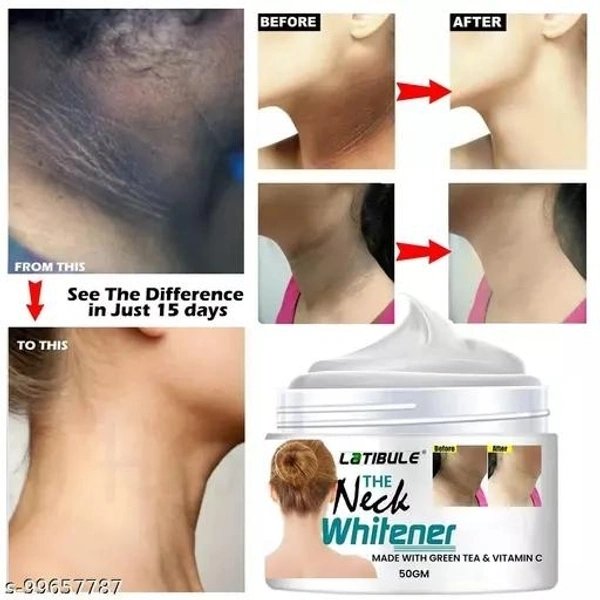 Latibule Skin Brightening Cream for Neck|Neck Whitening Cream|Dark Spot Remover|De-Tan Remover|Skin Whitening Cream For Face (50gm) Pack of 1