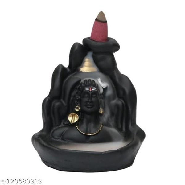Polyresin Adiyogi Shiva Smoke Fountain Dopin