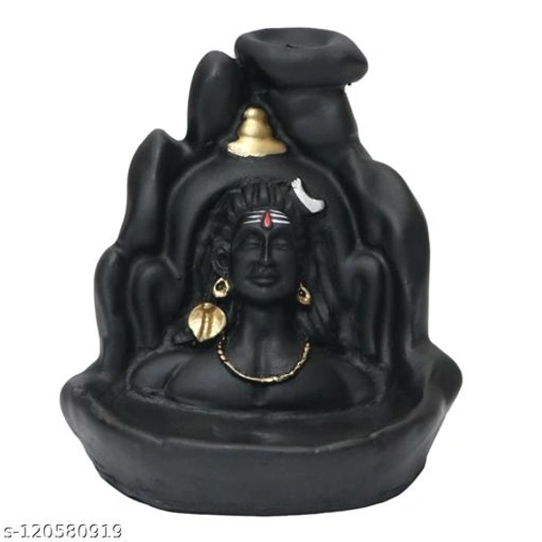 Polyresin Adiyogi Shiva Smoke Fountain Dopin