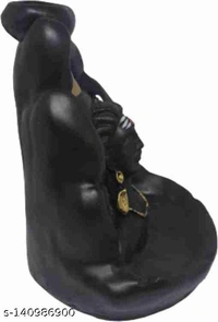 Zeniksh handicraft Adiyogi Shiv BackFlow Incense Holder with 10 Incense Cones Indoor Fountains
