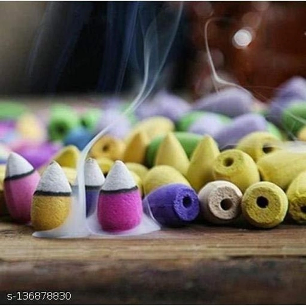 Ashi Enterprises Smoke Buddha Backflow incense burner with 20 Free Smoke Backflow Incense Cone