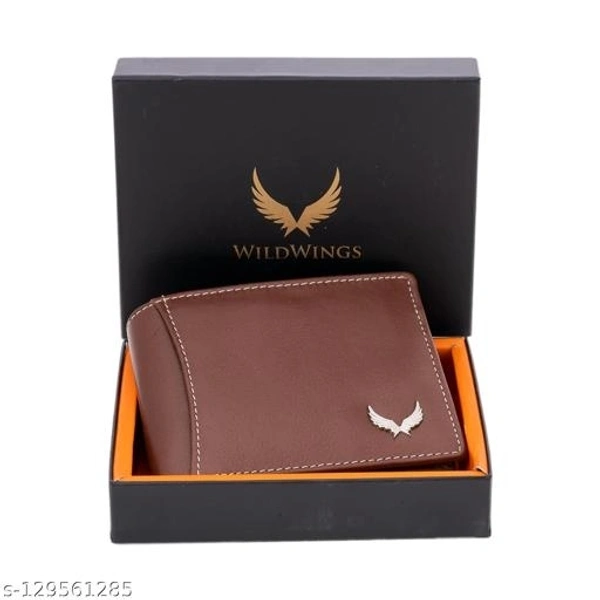  WILDWINGS Full  WILDWINGS Full Zipper Men RFID Blocking Bifold Leather Purse Wallet Organizer Pocket Wallet Credit Card Holder 2 Pocket 7 Card Slot , Wallet for Boys Gents Male Men - Free Size