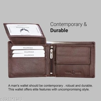 Brown Wallet For Men  - Free Size