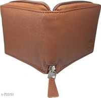 Trendy Men's Brown Wallet  - Free Size