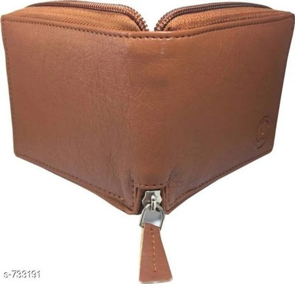 Trendy Men's Brown Wallet  - Free Size