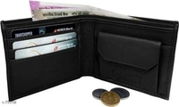 Stylish Men's Black Wallet  - Free Size