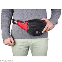 Waist Bag black for Men and woman  Unisex Fanny Bag Bum bag Women Festival Fanny Pack Light Weight Hip Pouch Waterproof Travel Bag Belt Bag, Pack of 1pc
