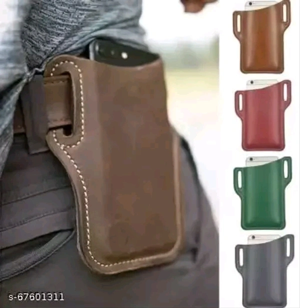 ATTIIC Belt waist Mobile Phone pouch Belt Waist Pouch Cover Case of Universal Size, Running, Walking & Sports Belt waist Mobile Phone pouch Belt Waist Pouch Cover Case of Universal Size, Running, Walking & SPorts  (Brown)