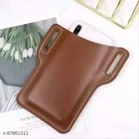 ATTIIC Belt waist Mobile Phone pouch Belt Waist Pouch Cover Case of Universal Size, Running, Walking & Sports Belt waist Mobile Phone pouch Belt Waist Pouch Cover Case of Universal Size, Running, Walking & SPorts  (Brown)