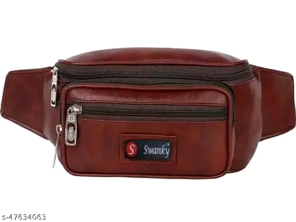 Latest Men Women Leather Waist Pack Kamar Pouch Travel Bag For Money | Belt| Cards | Mobile | Documents|Kit Books Bills Dairy Cross Side Bags Stylish Small |Luggage
