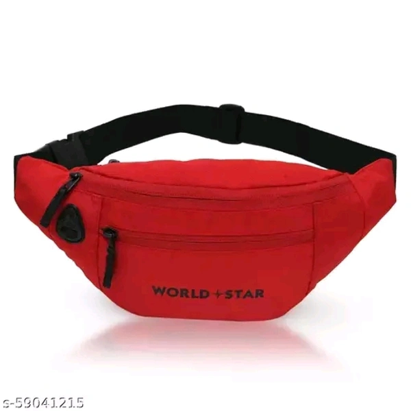 rock red waist bag