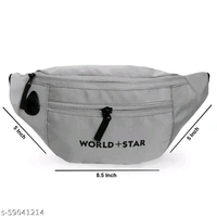 rock grey waist bag