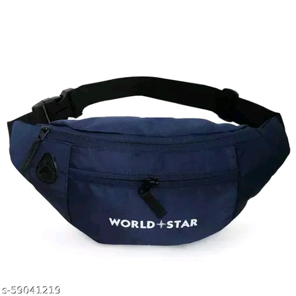 rock navy blue  waist bag