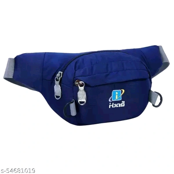i-bag Waist Bag Fanny Pack with Adjustable Strap for Outdoors Traveling Casual Running Hiking Cycling Camping Sports Workout Money Pouch for Men and Women