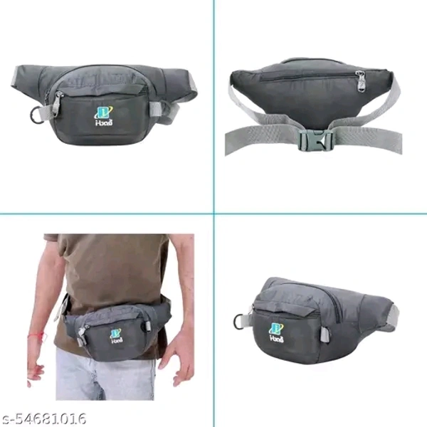 i-bag Waist Bag Fanny Pack with Adjustable Strap for Outdoors Traveling Casual Running Hiking Cycling Camping Sports Workout Money Pouch for Men and Women