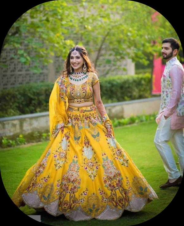 Semi Stitched Lehenga Choli - Different, Semi stitched Free Size
