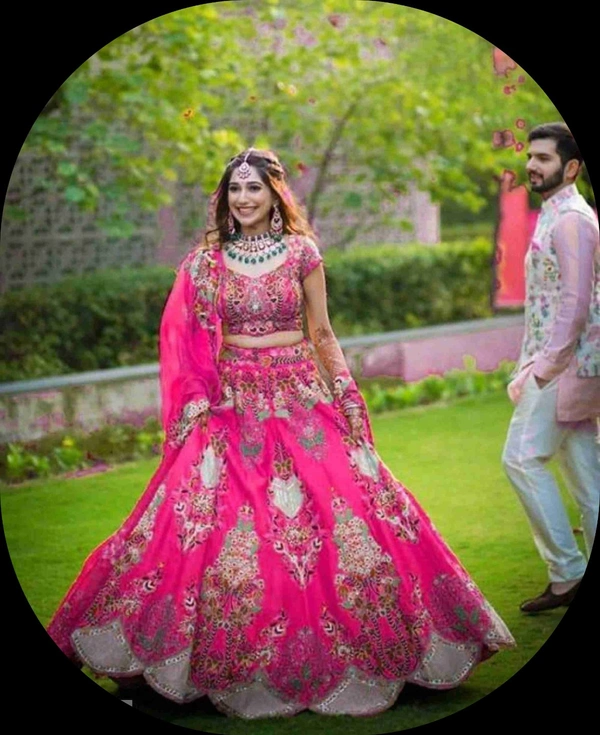 Semi Stitched Lehenga Choli - Different, Semi stitched Free Size