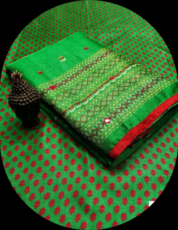 Chitrarekha saree - Length 6.3m and printed blouse 0.8m, Differ