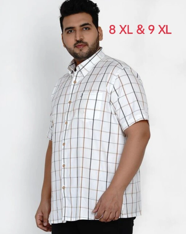 Men Shirt Short  Sleeves - 8 XL & 9 XL
