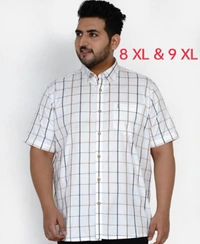 Men Shirt Short  Sleeves - 8 XL & 9 XL