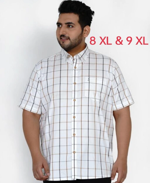 Men Shirt Short  Sleeves - 8 XL & 9 XL