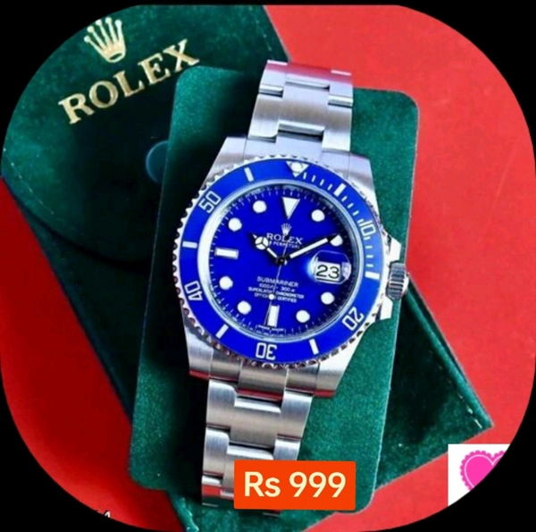 Design 6 Attractive Men Watches - Free size