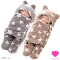 Trendy Baby Blanket - Free Size (Length Size: 27 in, Width Size: 30 in) 