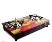 Goodfame Goodflame 2 burner ms nano plus digital gas stove with cast iron burner - Product Breadth: 27 CmProduct Height: 9 CmProduct Length: 57 Cm