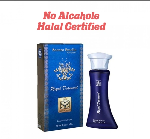Royal Diamond Perfume-No ‎Alcahole. ‏Halal ‎Certified. - 50ml