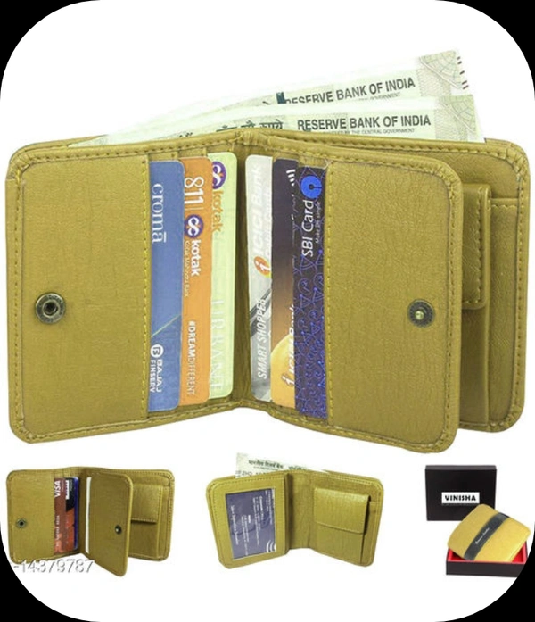 Stylish Men Wallets - Size (Length Size: 8 cm, Width Size: 11 cm) 