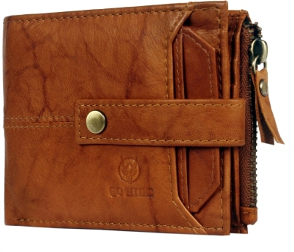 Beautiful Wallet - GO HIDE Men Brown Genuine Leather WalletColor: BrownCard Slots: 9Wallet Type: WalletDimensions: 2 mm