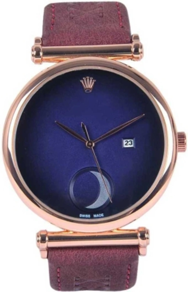 NJ FASHION Unique-2 New Trending Formal Rolex Blue Dia