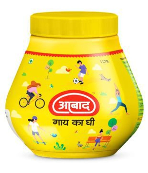 Aabad Cow Ghee Jar 1L 