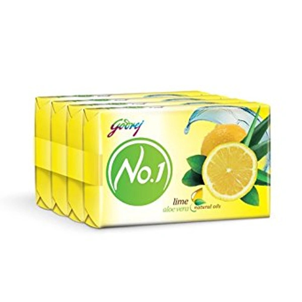 Godrej No.1 Lime & Aloe Vera Soap 4*150g