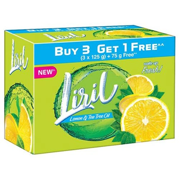 Liril Lemon & Tea Tree Oil Soap 3*125
