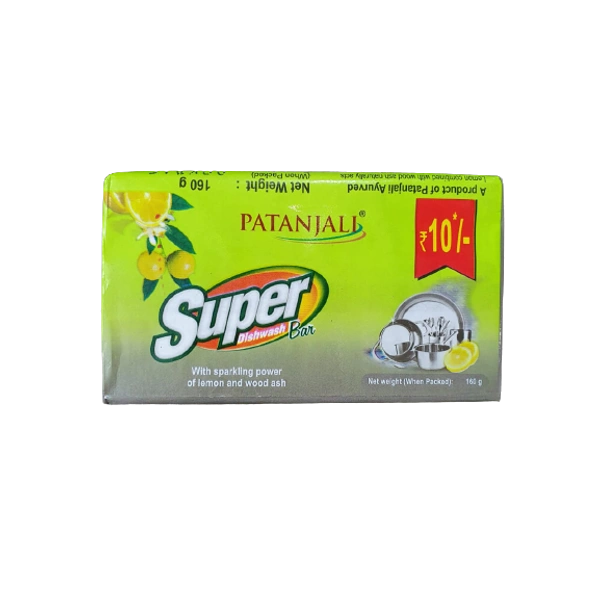 Patanjali Super Dishwash Soap 160g 