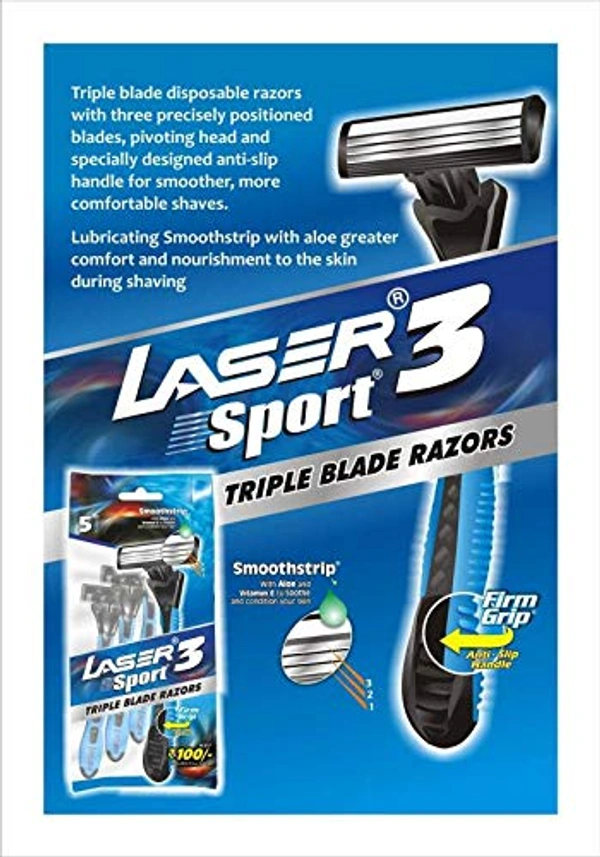 Laser Sport 3 Razors 5N