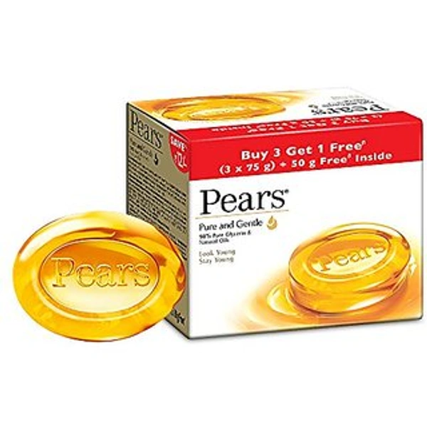 Pears Pure & Gentle Soap 3*125g