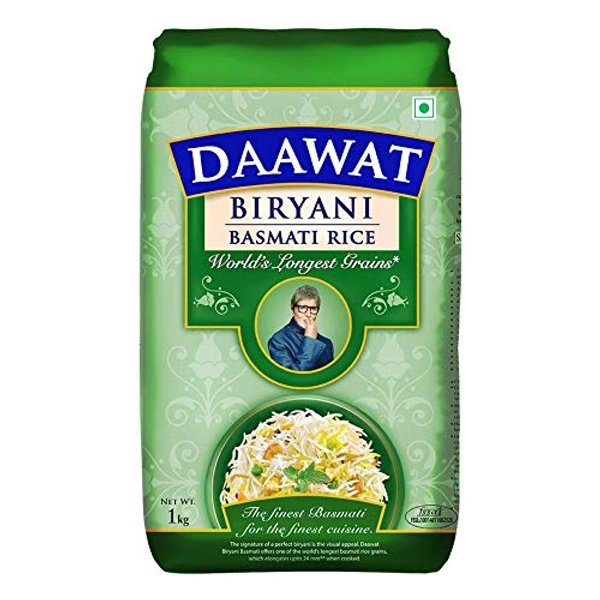 Daawat Biryani Basmati Rice 1kg