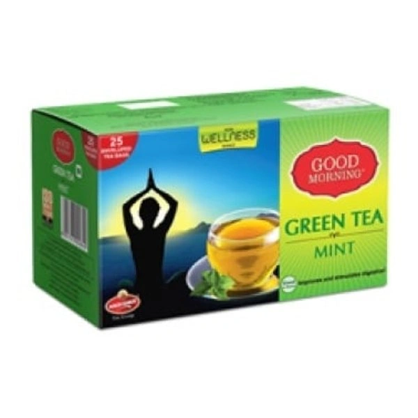 Wagh Bakri Green Tea Mint 25Bags